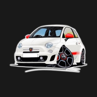 Fiat 500 Abarth White T-Shirt