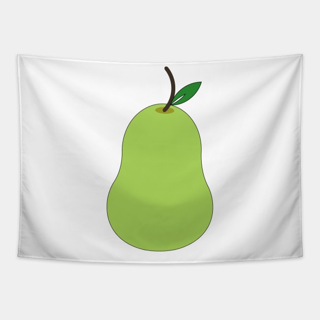 Green Pear Tapestry by Kelly Gigi