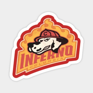 Defunct Columbia Inferno Hockey Team Magnet