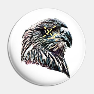 Eagle Head Pin