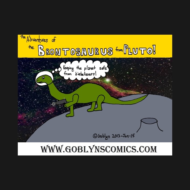 Brontosaurus from Pluto! by Goblyn's Comics