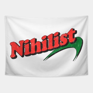 Retro 80s Style Nihilist / Newport Design Tapestry