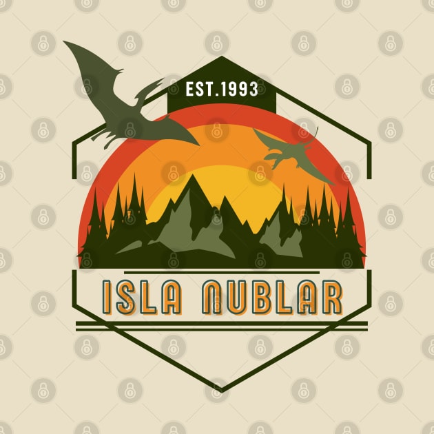 Jurassic Park Isla Nublar by Jurassic Merch