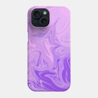 ABSTRACT LIQUIFY EFFECT PURPLE PASTEL COLOR Phone Case