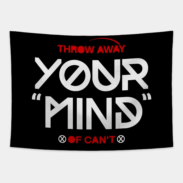 Throw away your mind of cant Tapestry by Pixel Poetry