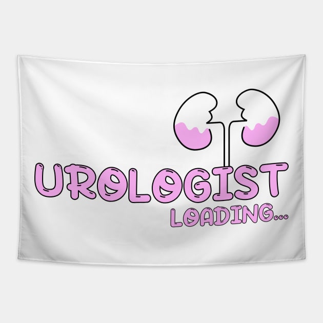 Urologist Pink Kidney Tapestry by MedicineIsHard