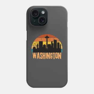 Washington State Seattle Skyline Phone Case