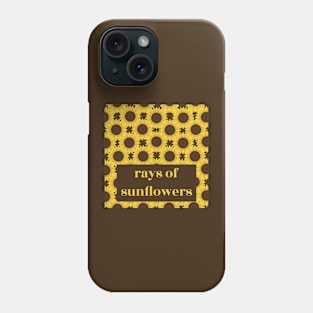 Rays Of Sunflowers Phone Case