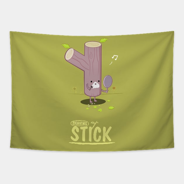 Shaving Stick Tapestry by downsign