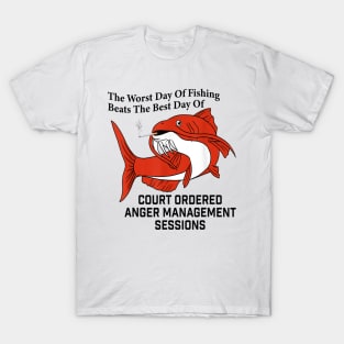 The Worst Day Of Fishing Beats The Best T-Shirts for Sale