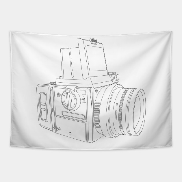 Medium Format Camera Tapestry by rheyes