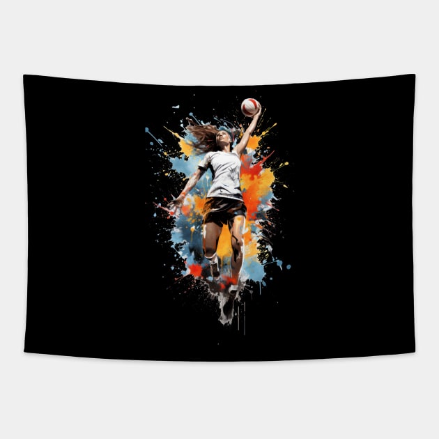 Volleyball Tapestry by Urban Archeology Shop Gallery