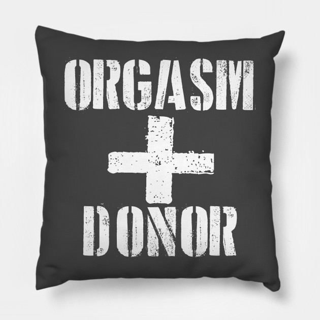Orgasm Donor American Reunion Pillow Teepublic