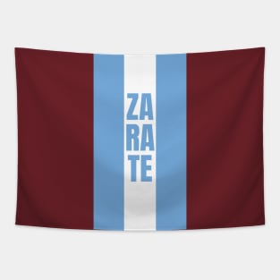 Zarate in Argentine Flag Colors Vertical Tapestry