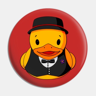 Rubber Duck Groom Pin