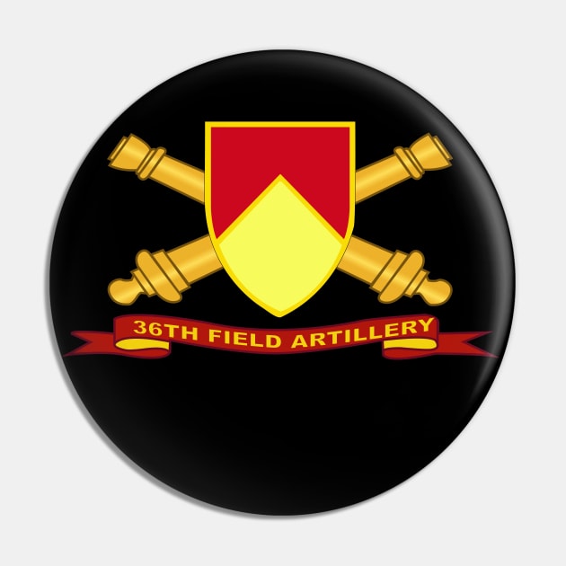 36th Field Artillery w Br - Ribbon Pin by twix123844