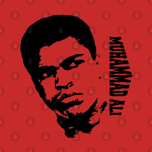 Muhammad Ali - Wod Art by ahmadzakiramadhan