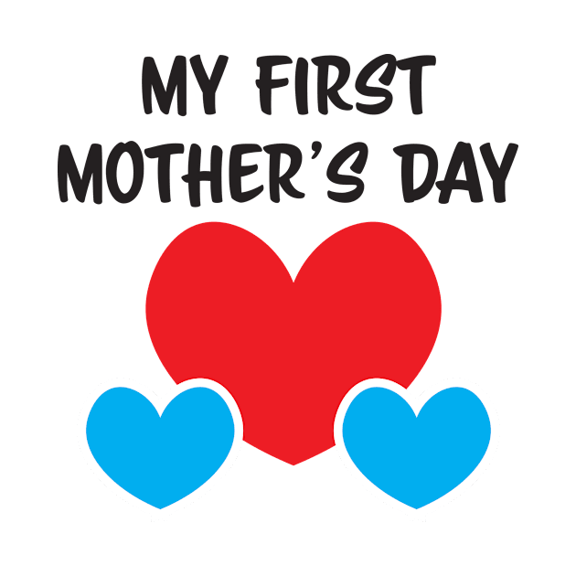 My First Mother's day mother of twin boys by sigdesign