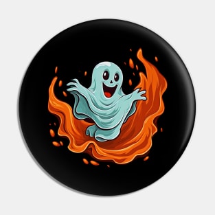 Funny Halloween Phantom Pin