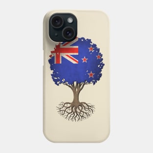 Tree of Life with New Zealand Flag Phone Case