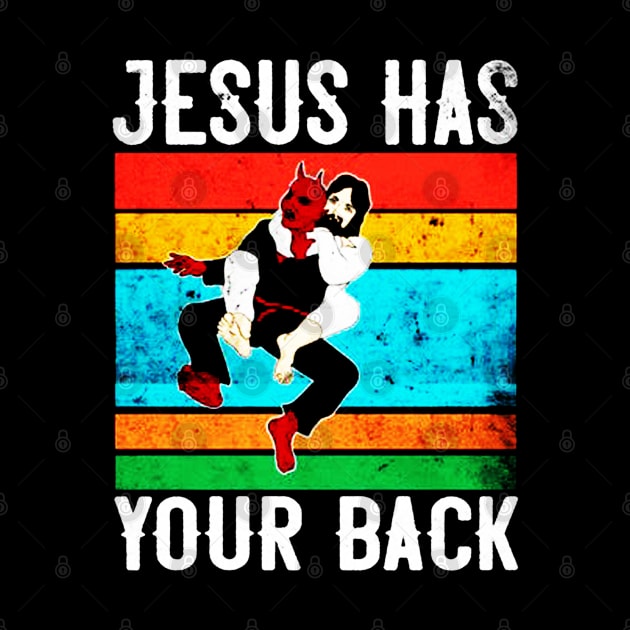 Jesus has your back by fadetsunset