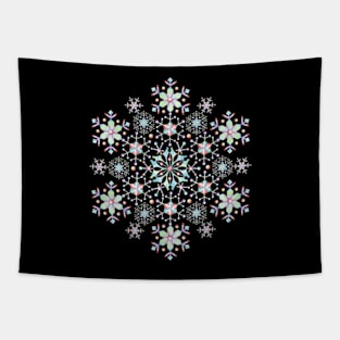 Mandala Snowflake Tapestry