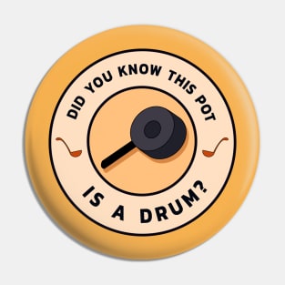 Did You Know This Pot Is A Drum? Pin