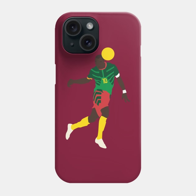 Vincent Aboubakar, Cameroon vs Brazil Phone Case by Jackshun