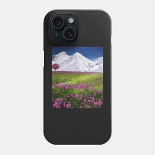 Beautiful mountain flowers Phone Case