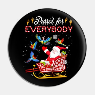 Parrot For Everybody - Ugly Christmas - Cute Parrot Pin