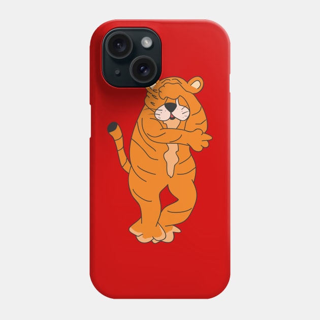 Funny tiger Phone Case by Alekvik