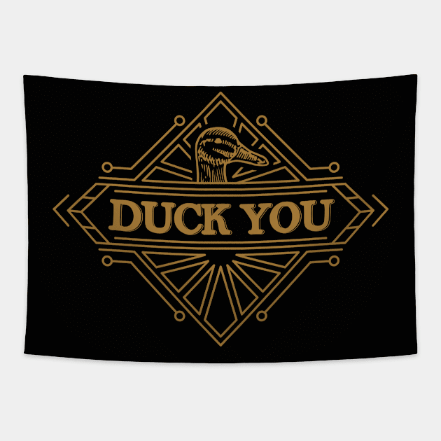 Duck you Tapestry by lakokakr