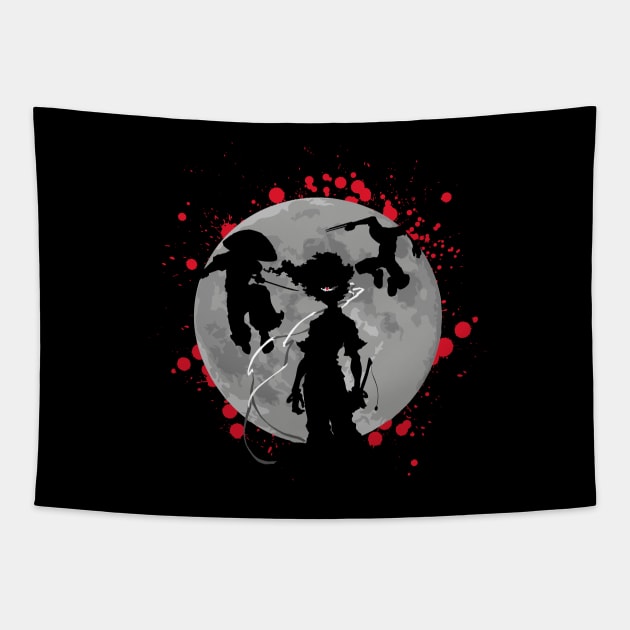 Moon of Revenge Tapestry by d4n13ldesigns