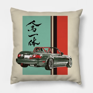 Stanced Miata - Jinba Ittai v2 Pillow