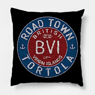 Road Town, BVI, British Virgin Islands Pillow