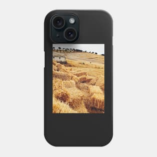 Straw Bales in Beautiful Countryside Phone Case