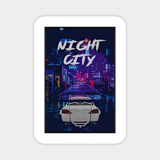 Night city japan Magnet