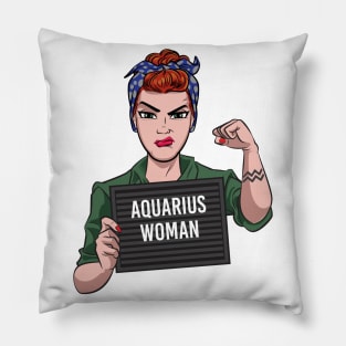 Aquarius Woman Pillow