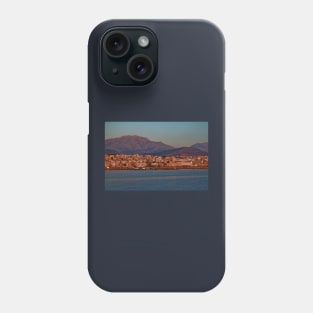 Greece. Crete. Approaching the city of Agios Nikolaos. Phone Case