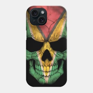 Guyanese Flag Skull Phone Case