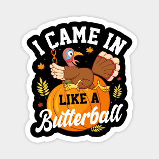 I Came In Like A Butterball Thanksgiving Turkey Funny Magnet