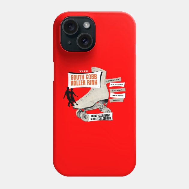 South Cobb Roller Skating Rink - Mableton, GA Phone Case by RetroZest