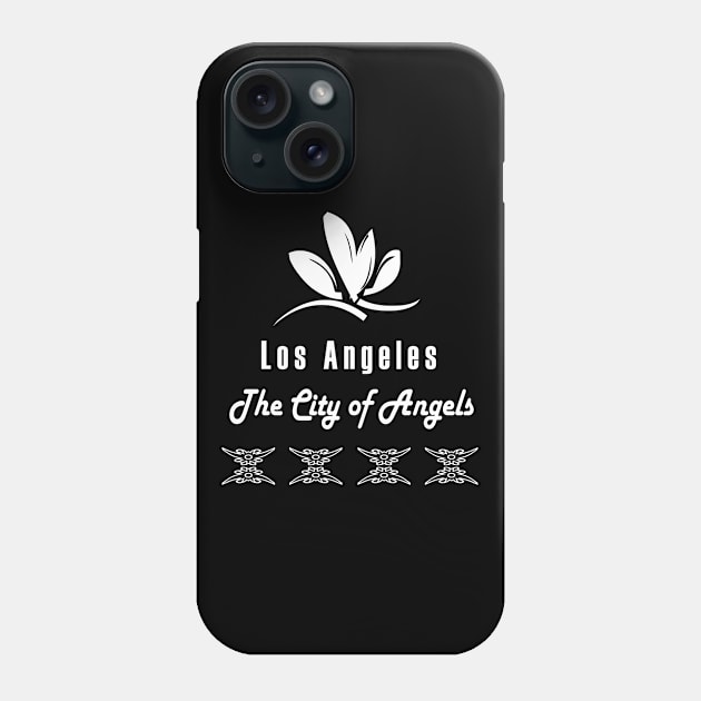 Los Angeles The City Of Angels Phone Case by elzammar