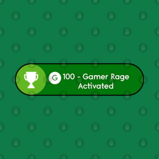 Gamer Rage Achievement by Gamers Gear