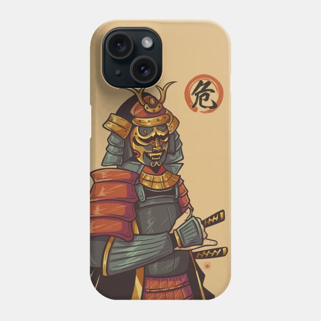 Samurai Warrior Phone Case by KucingKecil