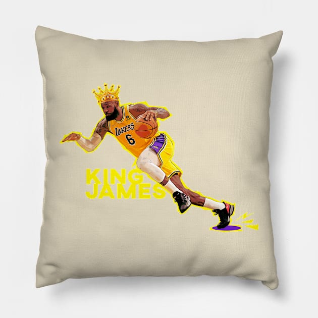 King James Pillow by clownescape