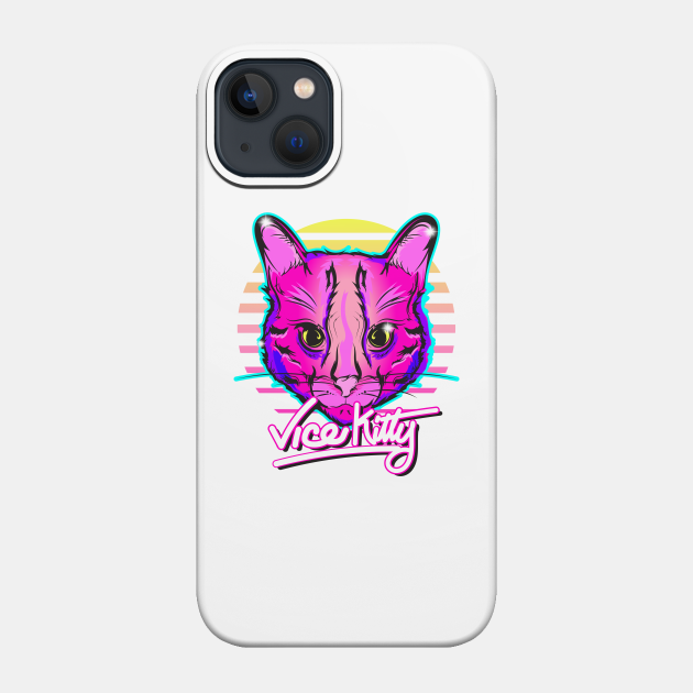 Vice Kitty - Vaporwave - Phone Case