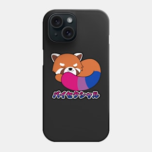 Cute Red Panda Bisexual Pride Phone Case