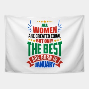 JANUARY Birthday Special - WOMEN Tapestry