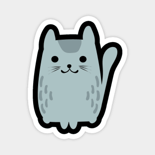 Cute cat childish print. Perfect for t-shirt, apparel, cards, poster, nursery decoration. Vector Illustration Magnet